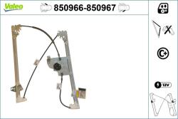 VALEO Mecanism actionare geam VALEO 850966 (850966)