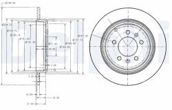 DELPHI Disc frana DELPHI BG2573 (BG2573)