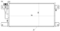 MTR Condensator, climatizare MTR 13054844 (13054844)