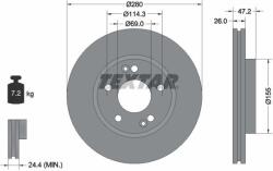 TEXTAR Disc frana TEXTAR 92161605 (92161605)