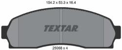 TEXTAR set placute frana, frana disc TEXTAR 2506801 (2506801)