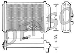 DENSO Schimbător de căldură, încălzire habitaclu DENSO DRR09033 (DRR09033)
