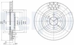 DELPHI Disc frana DELPHI BG2617 (BG2617)