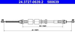 ATE Cablu, frana de parcare ATE 24.3727-0639.2 (24.3727-0639.2)