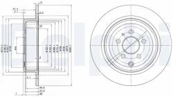 DELPHI Disc frana DELPHI BG3049 (BG3049)