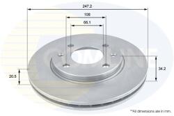 COMLINE Disc frana COMLINE ADC1506V (ADC1506V)