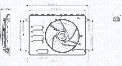 Magneti Marelli Ventilator, radiator MAGNETI MARELLI 069422761010 (069422761010)