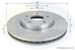 COMLINE Disc frana COMLINE ADC1142V (ADC1142V)