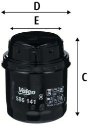 VALEO Filtru ulei VALEO 586141 (586141)