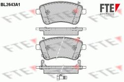FTE set placute frana, frana disc FTE 9010885 (9010885)