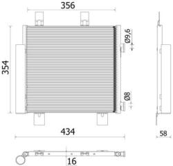 MAHLE Condensator, climatizare MAHLE BEHR *** PREMIUM LINE *** AC 899 000P (AC 899 000P)