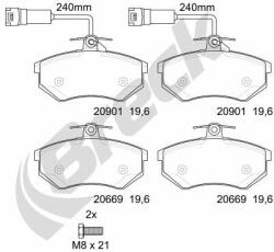 BRECK set placute frana, frana disc BRECK 20669 10 701 10 (20669 10 701 10)