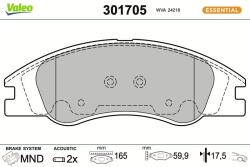 VALEO set placute frana, frana disc VALEO FIRST 301705 (301705)