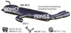 ERNST Toba esapament finala ERNST 203050 (203050)