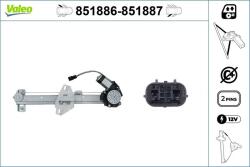 VALEO Mecanism actionare geam VALEO 851887 (851887)