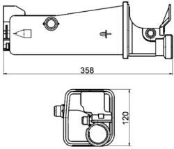 MAHLE Vas de expansiune, racire MAHLE BEHR CRT 2 000S (CRT 2 000S)