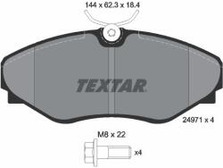 TEXTAR set placute frana, frana disc TEXTAR 2497101 (2497101)