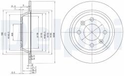 DELPHI Disc frana DELPHI BG2420 (BG2420)
