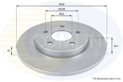 COMLINE Disc frana COMLINE ADC1219 (ADC1219)