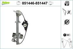VALEO Mecanism actionare geam VALEO 851447 (851447)