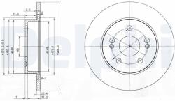 DELPHI Disc frana DELPHI BG2698 (BG2698)