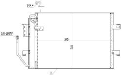 MTR Condensator, climatizare MTR 13054347 (13054347)