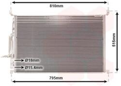 VAN WEZEL Condensator, climatizare VAN WEZEL 03005301 (03005301)