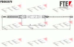 FTE Cablu, frana de parcare FTE 9250077 (9250077)