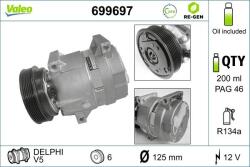 VALEO Compresor, climatizare VALEO RE-GEN REMANUFACTURED 699697 (699697)