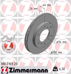 ZIMMERMANN Disc frana ZIMMERMANN COAT Z 380.2169. 20 (380.2169.20)