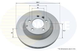 COMLINE Disc frana COMLINE ADC1460V (ADC1460V)