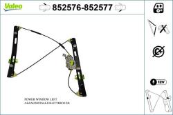 VALEO Mecanism actionare geam VALEO 852577 (852577)