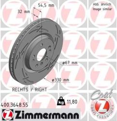 ZIMMERMANN Disc frana ZIMMERMANN BLACK Z 400.3648. 55 (400.3648.55)