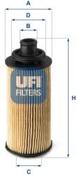 UFI Filtru ulei UFI 25.127. 00 (25.127.00)