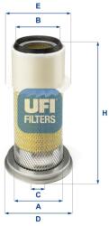 UFI Filtru aer UFI 27.450. 00 (27.450.00) - automobilus
