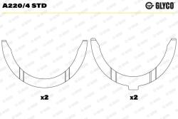 GLYCO Saiba distantier, arbore cotit GLYCO A220/4 STD (A220/4 STD)