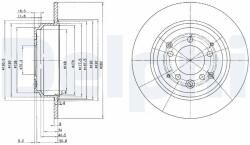 DELPHI Disc frana DELPHI BG3390 (BG3390)