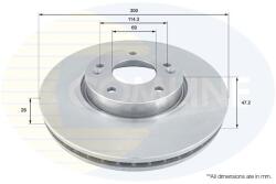 COMLINE Disc frana COMLINE ADC1092V (ADC1092V)