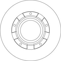 TRW Disc frana TRW DF6558S (DF6558S)
