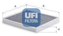 UFI Filtru, aer habitaclu UFI 54.440. 00 (54.440.00)