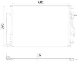 MAHLE Condensator, climatizare MAHLE BEHR AC 958 000S (AC 958 000S)