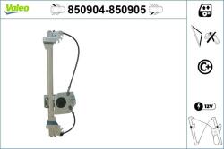 VALEO Mecanism actionare geam VALEO 850905 (850905)