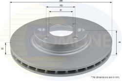COMLINE Disc frana COMLINE ADC2719V (ADC2719V)