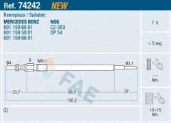FAE Bujie incandescenta FAE 74242 (74242)