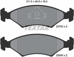 TEXTAR set placute frana, frana disc TEXTAR 2075303 (2075303)