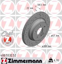 ZIMMERMANN Disc frana ZIMMERMANN SPORT Z 400.5532. 52 (400.5532.52)