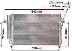 VAN WEZEL Condensator, climatizare VAN WEZEL 82005087 (82005087)