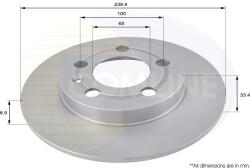 COMLINE Disc frana COMLINE ADC1443 (ADC1443)