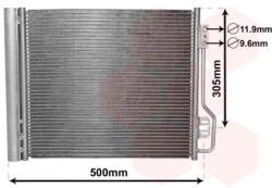 VAN WEZEL Condensator, climatizare VAN WEZEL 29005013 (29005013)