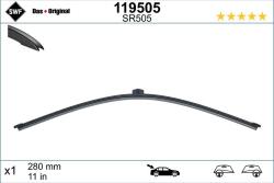 SWF lamela stergator SWF DAS ORIGINAL REAR 119505 (119505)